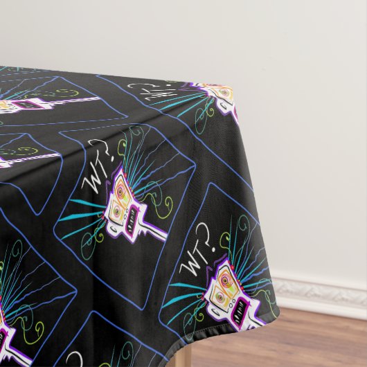 Was? - WELCHE ? EMOJI Meemogie Tischdecke (Beispiel)