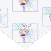 Was? - WELCHE ? EMOJI Meemogie Tischdecke (Schrägansicht)