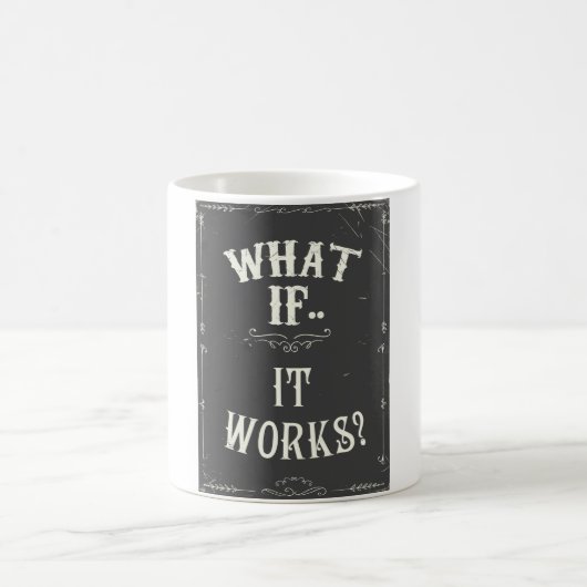 Was, wenn...es funktioniert? Inspirationsangebot Kaffeetasse (Mittel)