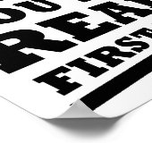 Was, wenn ich dir ein lustiges Poster erzählt hätt (Ecke)