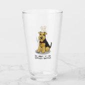 Was, wenn ich verwöhnt werde Rotten Dog Welsh Terr Glas (Vorderseite)