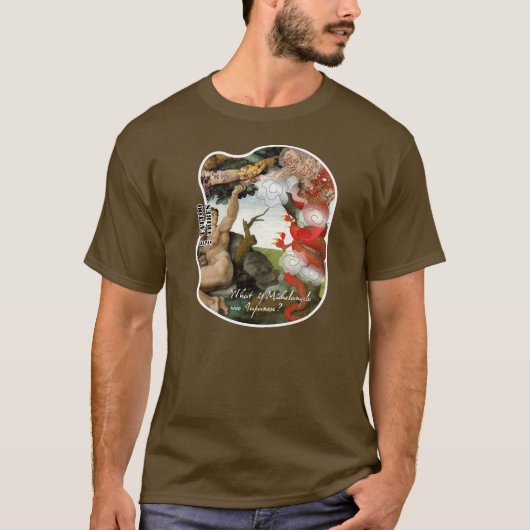 Was, wenn Michelangelo japanisch war? T-Shirt (Vorderseite)