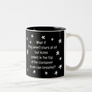 Was, wenn sie keine Sterne sind? Zweifarbige Tasse