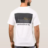 Was wenn T - Shirt (Rückseite)