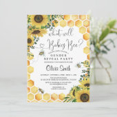 Was werden Babys ein zweischneidiges Party zur Auf Einladung (Stehend Vorderseite)