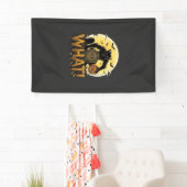 Was Werwolf-Kürbis-Grabstein Vollmond Banner (Insitu)