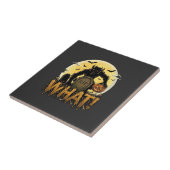 Was Werwolf-Kürbis-Grabstein Vollmond Fliese (Seite)