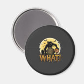 Was Werwolf-Kürbis-Grabstein Vollmond Magnet (Vorderseite/Rückseite)