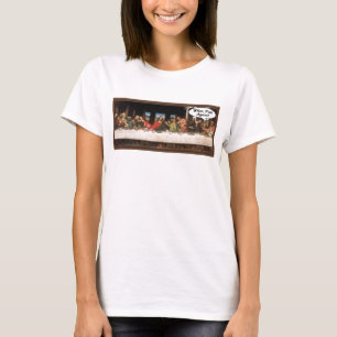 Was, wieder Fisch? - Lustige letzte Abendmahls-Fei T-Shirt