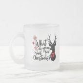 Was Will du zu Weihnachten? Mattglastasse (Links)
