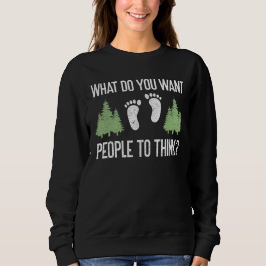 Was Will man Menschen, an das Erdbeben von Barefoo Sweatshirt (Vorderseite)