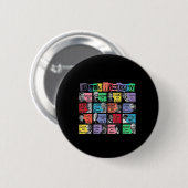 Was wir aus dem Schwarzen Geschichtsaufkleber lern Button (Vorne & Hinten)