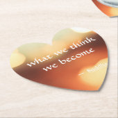 Was wir denken zu werden - Buddha Untersetzer (angewinkelt)