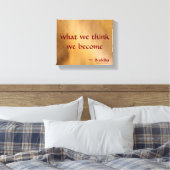 Was wir denken zu werden leinwanddruck (Insitu (Schlafzimmer))
