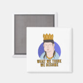 Was wir denken zu werden magnet (Vorderseite/Rückseite)