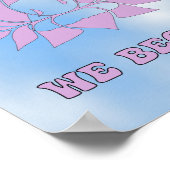 Was wir denken zu werden poster (Ecke)
