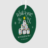 Was wir ein Jahr lang mit ihm gemacht haben, ein F Ornament (Vorderseite)