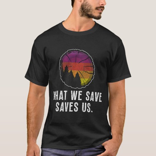 Was wir Gerettet haben, Rette uns Lieben Naturrese T-Shirt (Vorderseite)