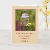 Was wir haben ist Selten ... Freundschaft Karte (Gelbe Blume)