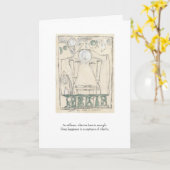 Was wir haben, reicht karte (Gelbe Blume)