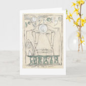 Was wir haben, reicht karte (Gelbe Blume)