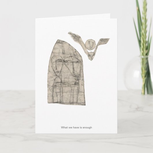 Was wir haben, reicht - karte (Vorderseite)