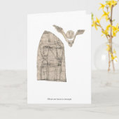 Was wir haben, reicht - karte (Gelbe Blume)