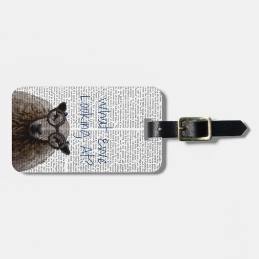 Was wir sehen gepäckanhänger (Vorderseite horizontal)