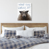 Was wir sehen leinwanddruck (Insitu (Schlafzimmer))