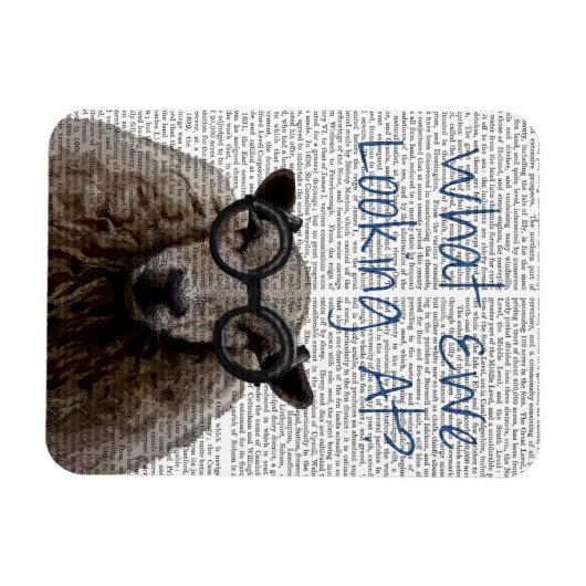 Was wir sehen magnet (Horizontal)