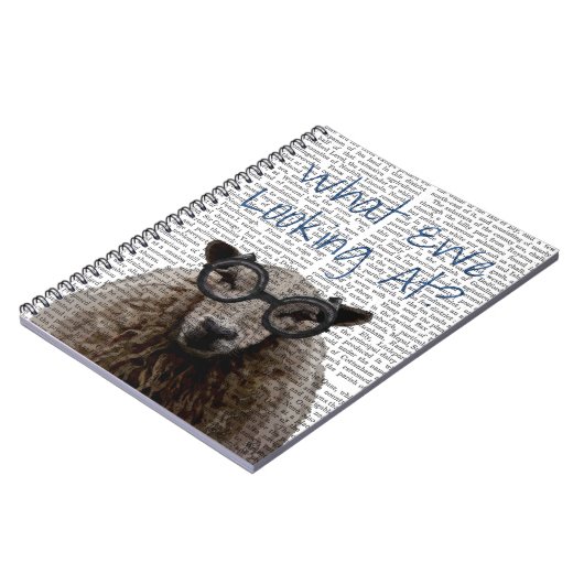 Was wir sehen notizblock (Linke Seite)