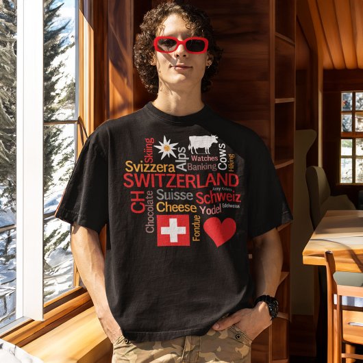 Was wir über die Schweiz Liebe haben T-Shirt