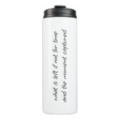 Was wird als Wärmespeicher Verlassen? Thermosbecher (Vorderseite)