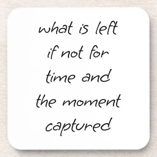 Was wird aus hartem Kunststoff Verlassen Untersetz Getränkeuntersetzer (Vorderseite)