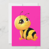 Was Wird Baby Bee Geschlecht Enthüllen Einladung (Rückseite)