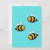Was Wird Baby Bee Geschlecht Enthüllen Einladung (Rückseite)