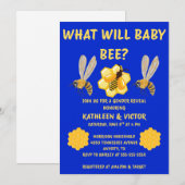 Was Wird Baby Bee Geschlecht Enthüllen Einladung (Vorne/Hinten)