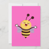 Was Wird Baby Bee Geschlecht Enthüllen Einladung (Rückseite)