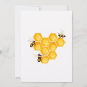 Was Wird Baby Bee Geschlecht Enthüllen Einladung (Rückseite)