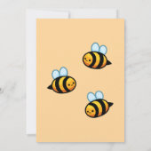 Was wird Baby Bee Geschlecht Enthüllung Einladung (Rückseite)