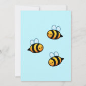 Was wird Baby Bee Geschlecht Enthüllung Einladung (Rückseite)