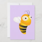 Was wird Baby Bee Geschlecht Enthüllung Einladung (Rückseite)