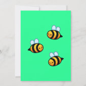 Was wird Baby Bee Geschlecht Enthüllung Einladung (Rückseite)