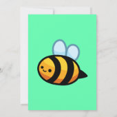 Was wird Baby Bee Geschlecht Enthüllung Einladung (Rückseite)