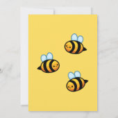 Was wird Baby Bee Geschlecht Enthüllung Einladung (Rückseite)