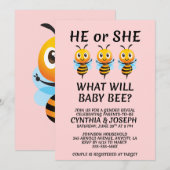 Was Wird Baby Bee Geschlecht Enthüllungsfeier Einl (Vorne/Hinten)