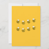 Was Wird Baby Bee Geschlecht Reveal Einladung (Rückseite)
