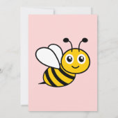 Was Wird Baby Bee Geschlecht Reveal Einladung (Rückseite)