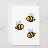 Was Wird Baby Bee Geschlecht Reveal Einladung (Rückseite)
