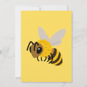 Was Wird Baby Bee Geschlecht Reveal Einladung (Rückseite)